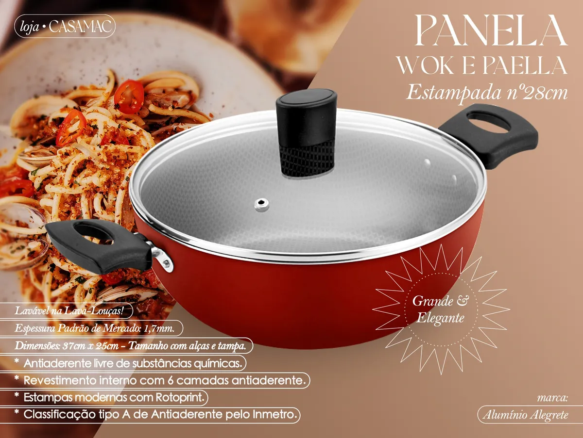 Mega Jogo De Panelas Antiaderente Cozinha Completa 19 Peças - Image 9