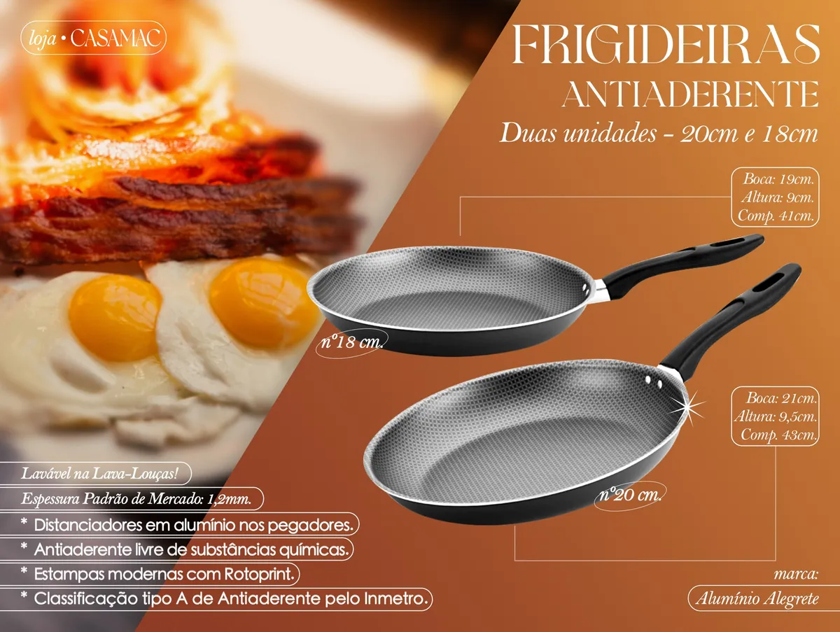 Mega Jogo De Panelas Antiaderente Cozinha Completa 19 Peças - Image 12