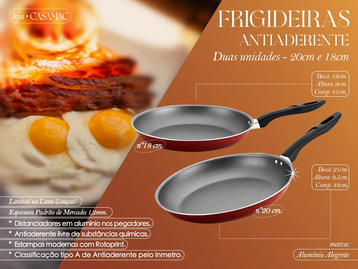 Mega Jogo De Panelas Antiaderente Cozinha Completa 19 Peças - Image 11
