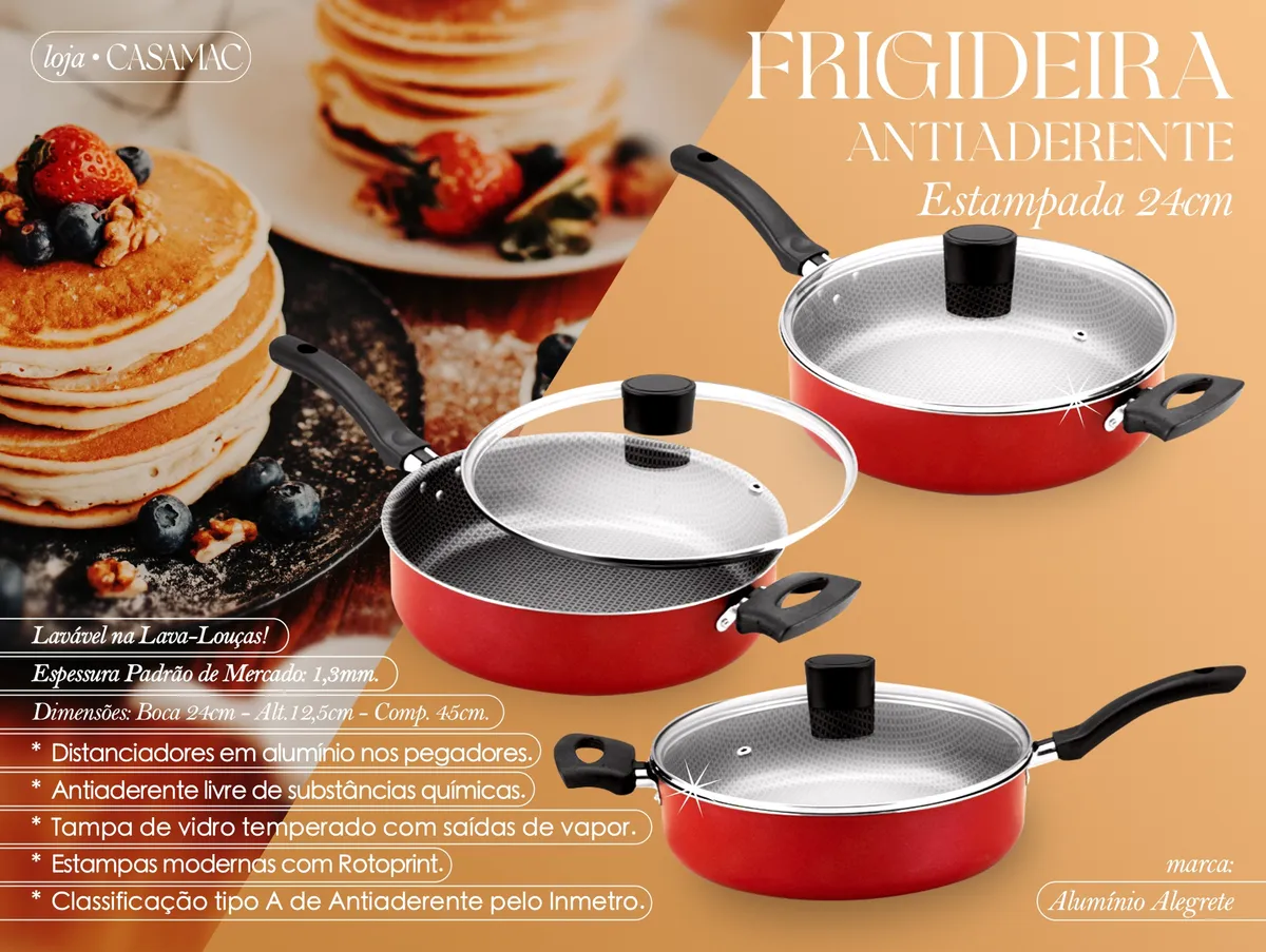 Mega Jogo De Panelas Antiaderente Cozinha Completa 19 Peças - Image 5